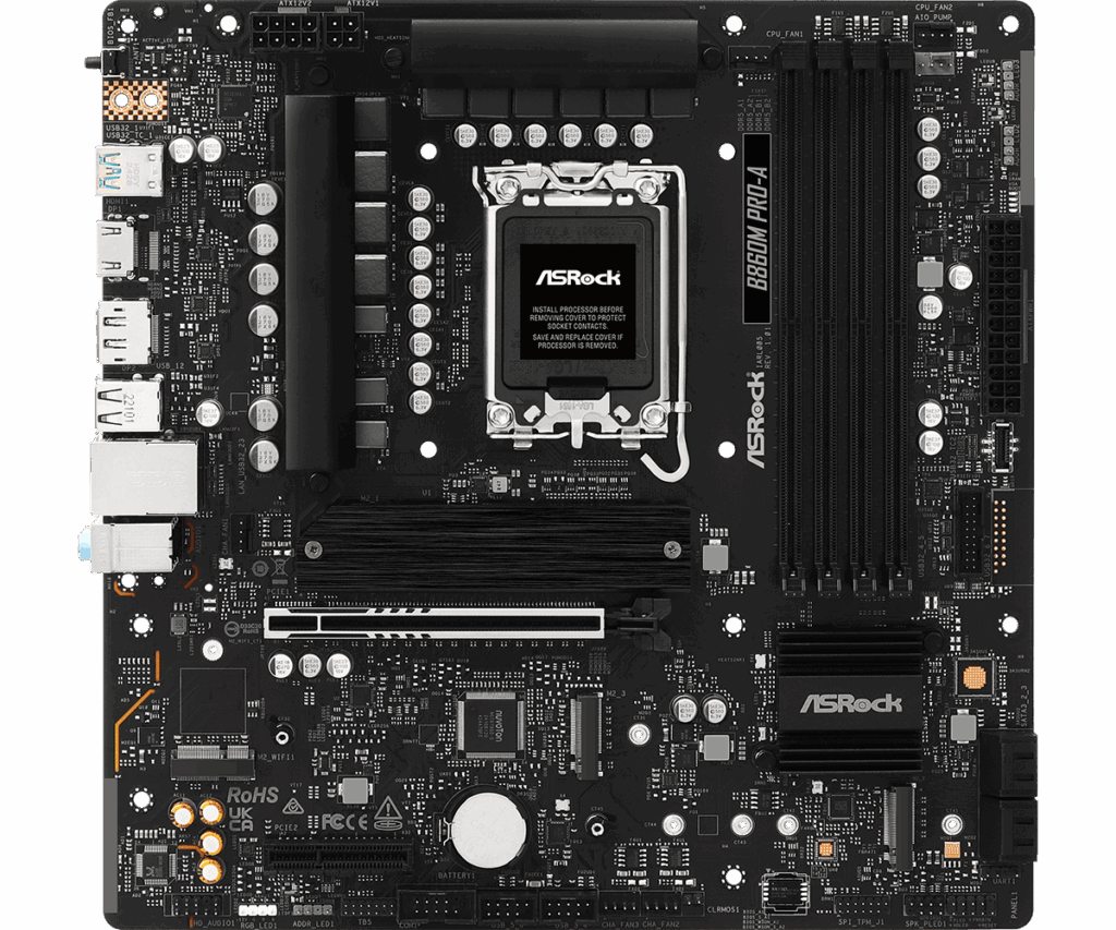 ASRock B860M PRO-A alaplap - Image 2